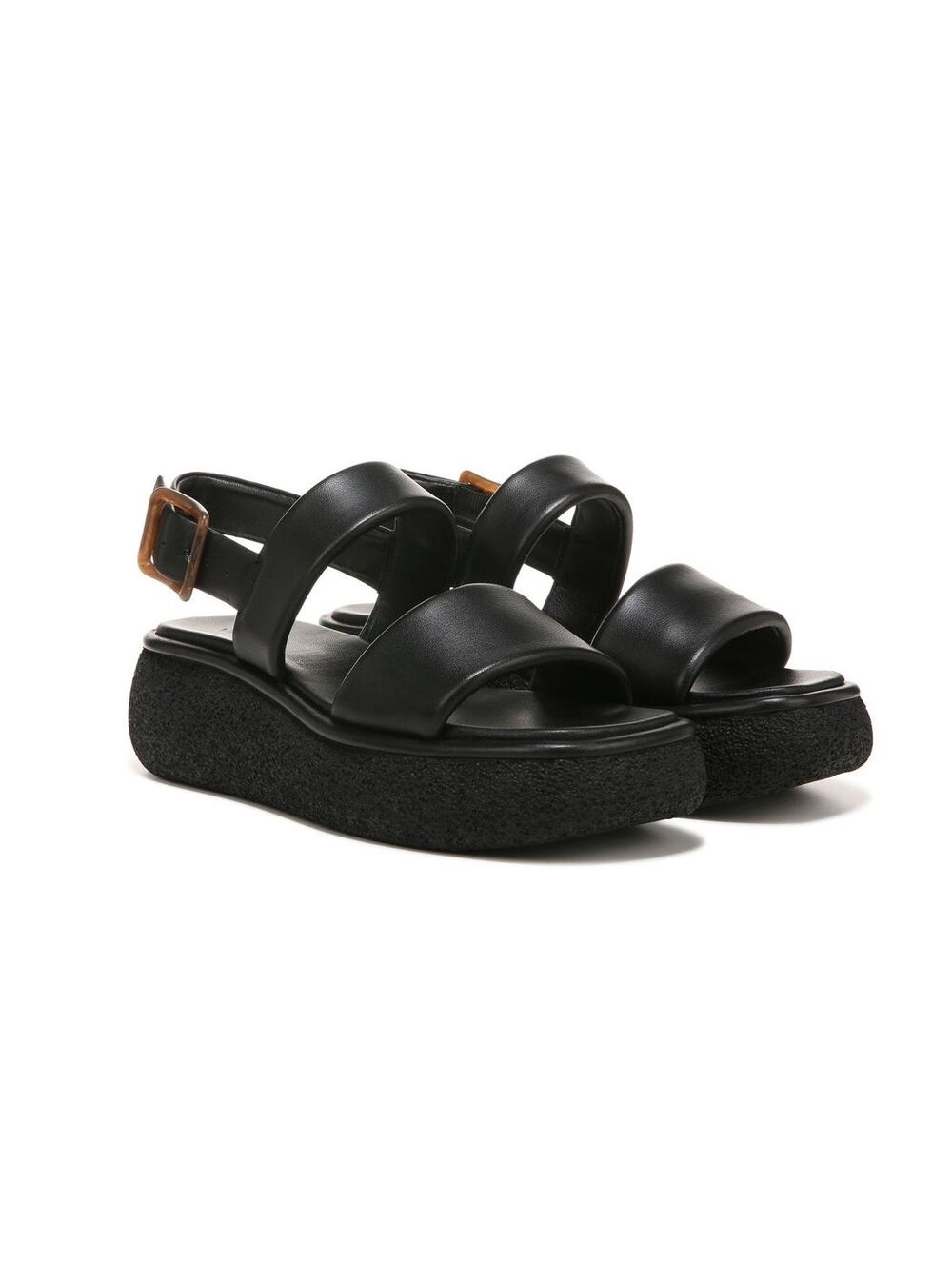 Vince Chunky Black Laguna Platform Sandals Size 10 M